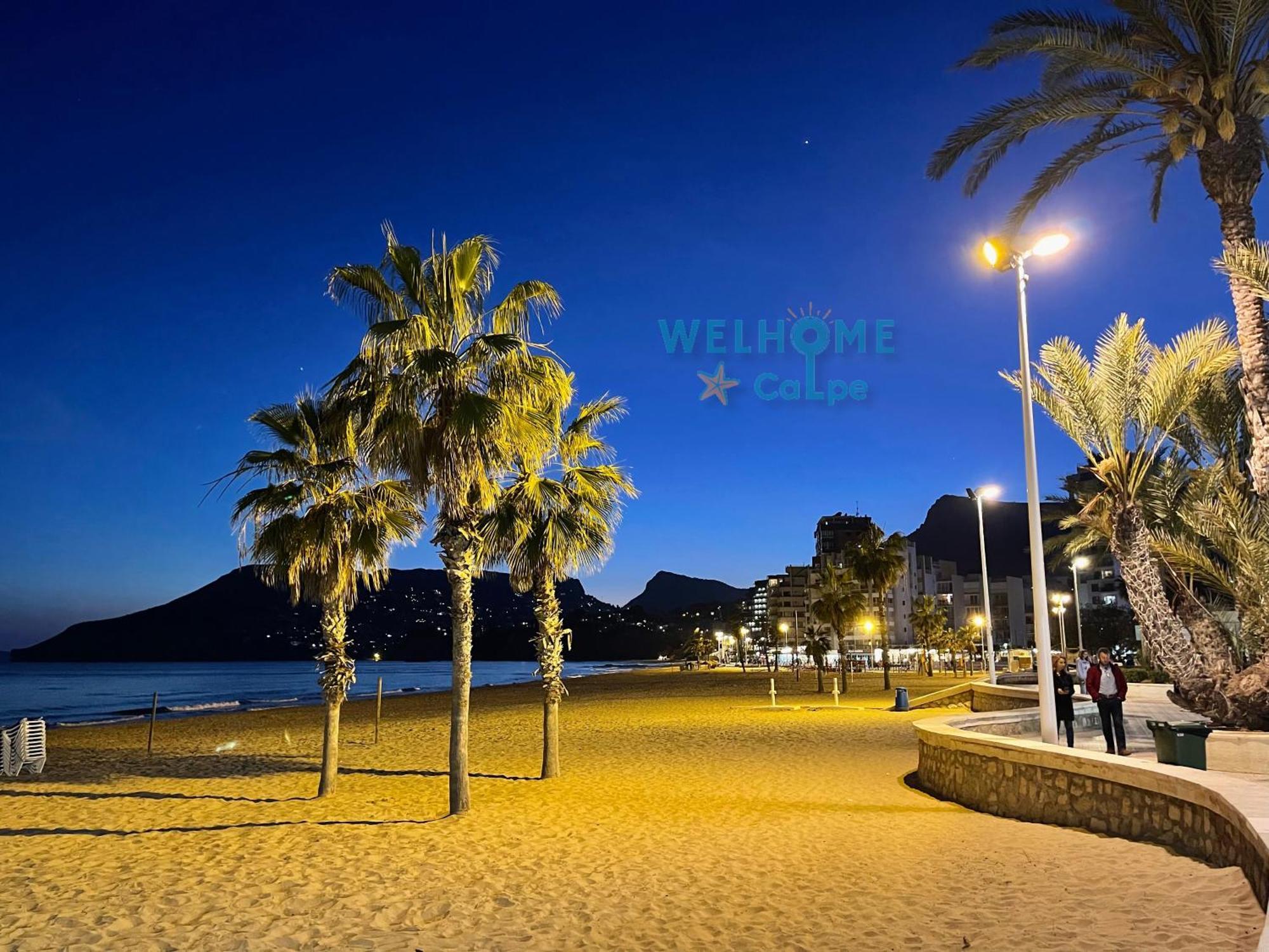 Manzana Bonito Y Comodo Apartamento Con Piscina Calpe Bagian luar foto
