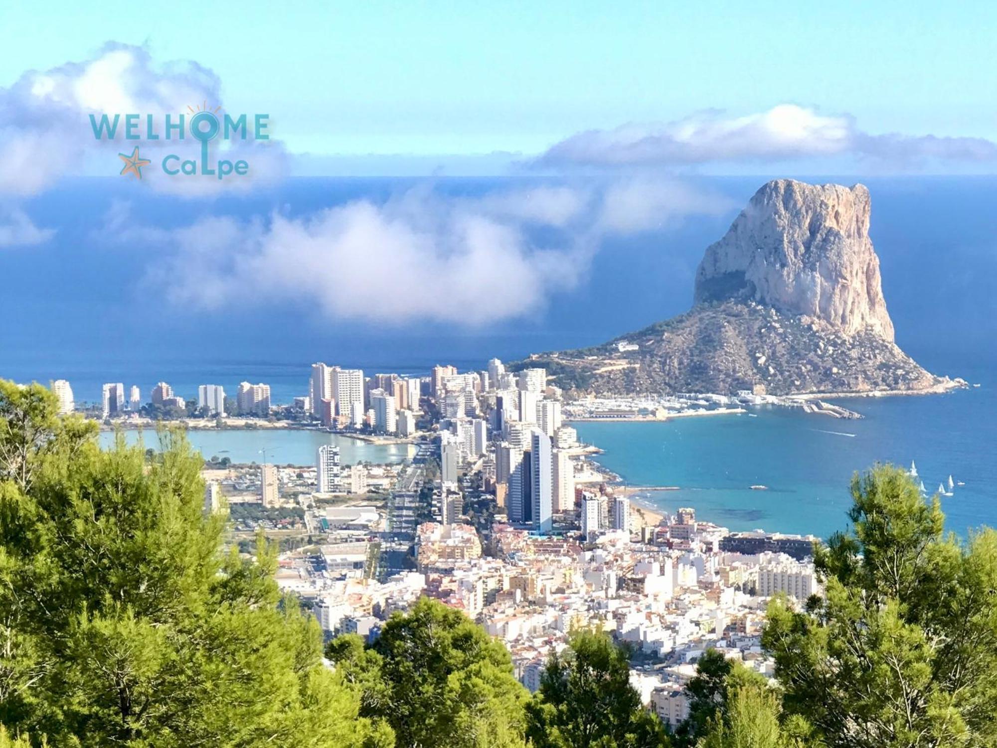 Manzana Bonito Y Comodo Apartamento Con Piscina Calpe Bagian luar foto