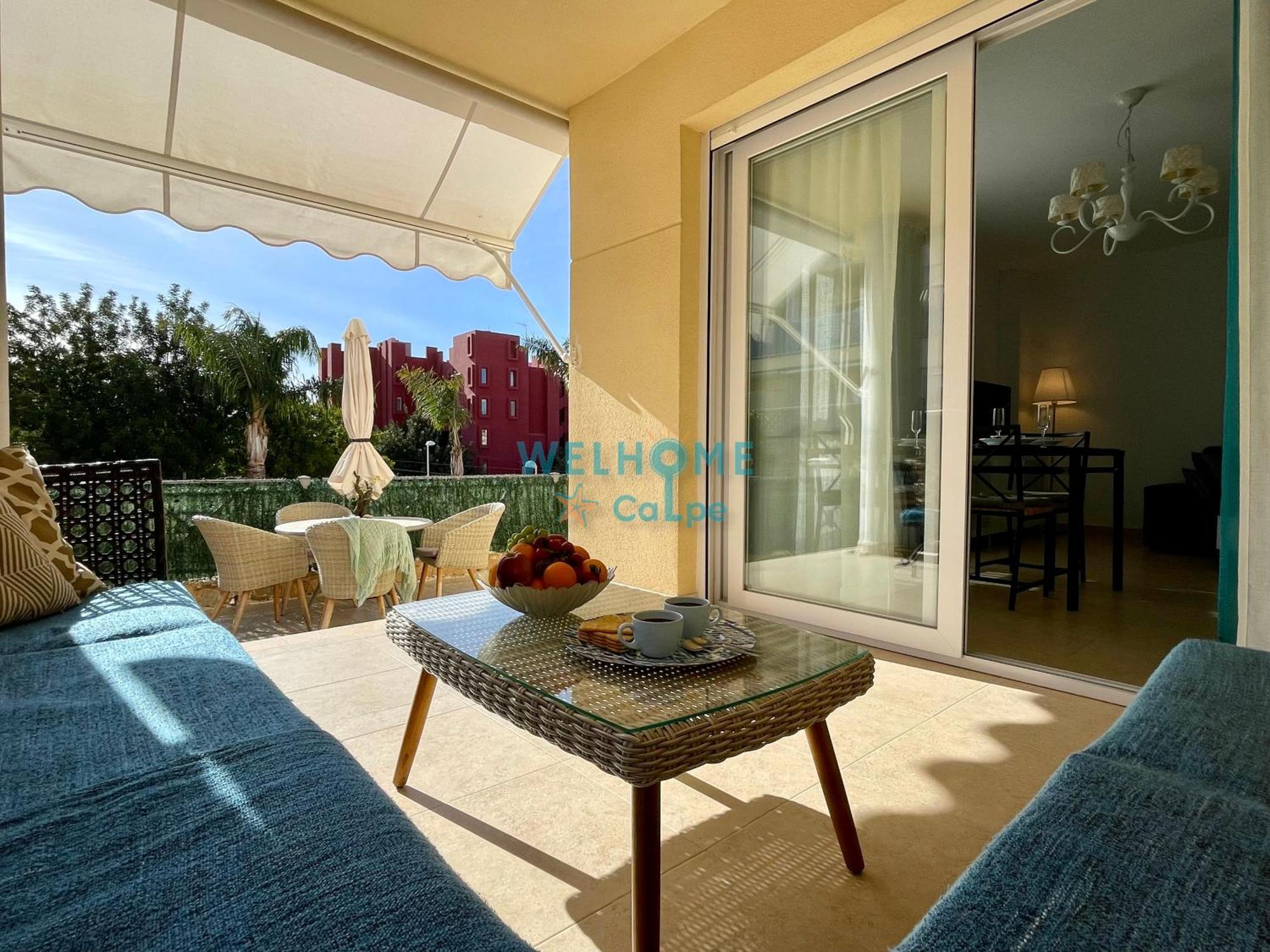 Manzana Bonito Y Comodo Apartamento Con Piscina Calpe Bagian luar foto