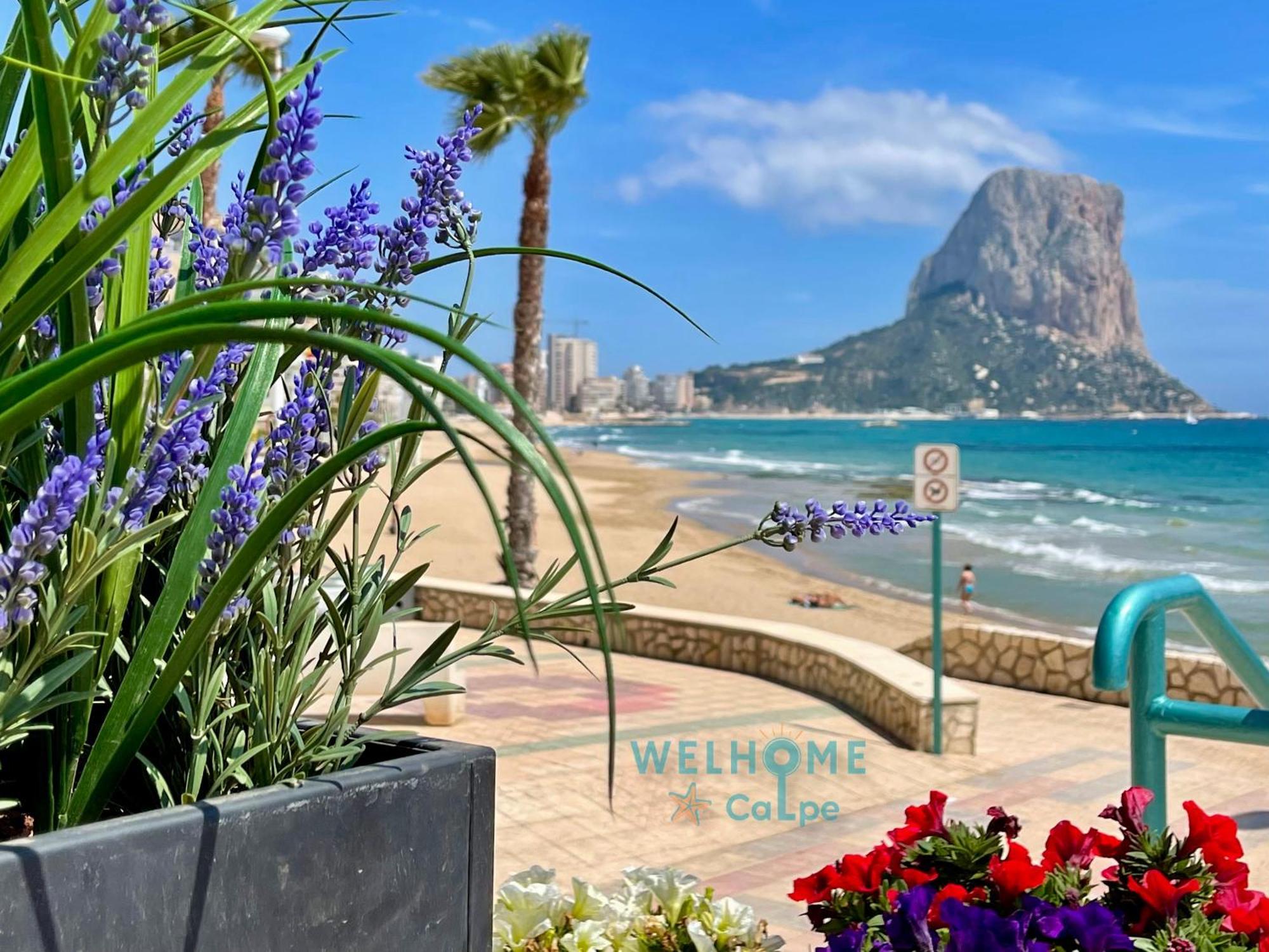 Manzana Bonito Y Comodo Apartamento Con Piscina Calpe Bagian luar foto