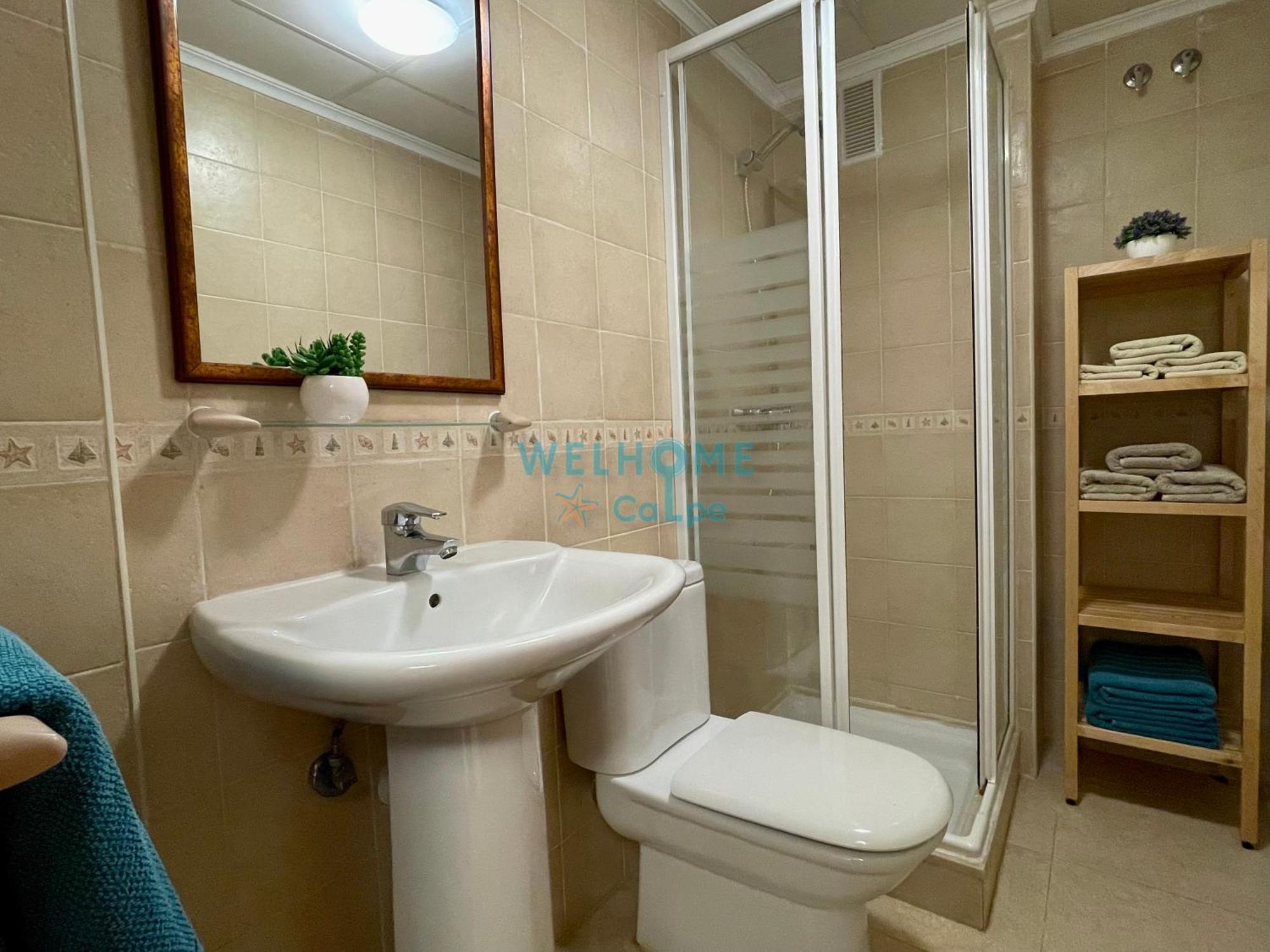 Manzana Bonito Y Comodo Apartamento Con Piscina Calpe Bagian luar foto