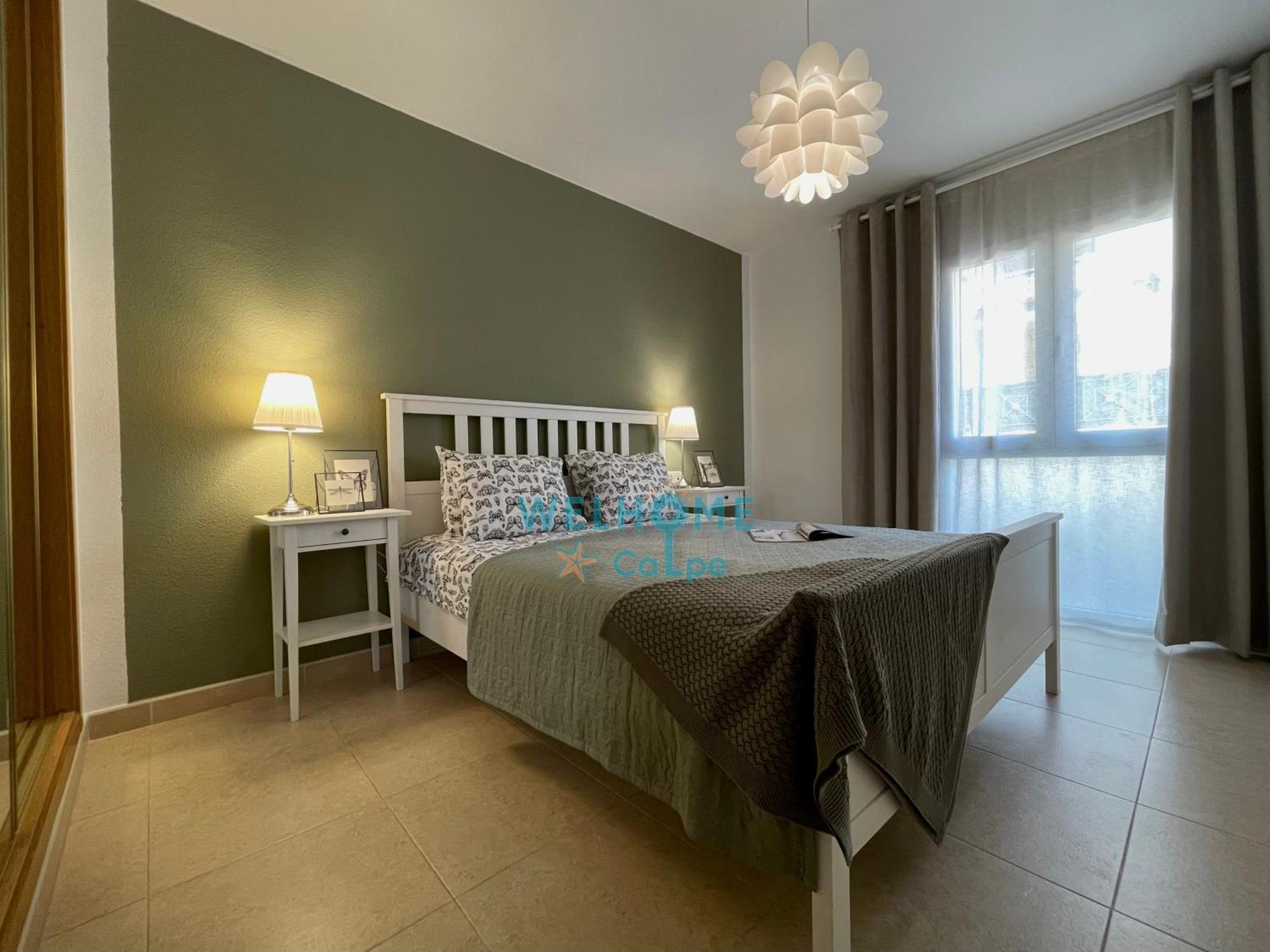 Manzana Bonito Y Comodo Apartamento Con Piscina Calpe Bagian luar foto