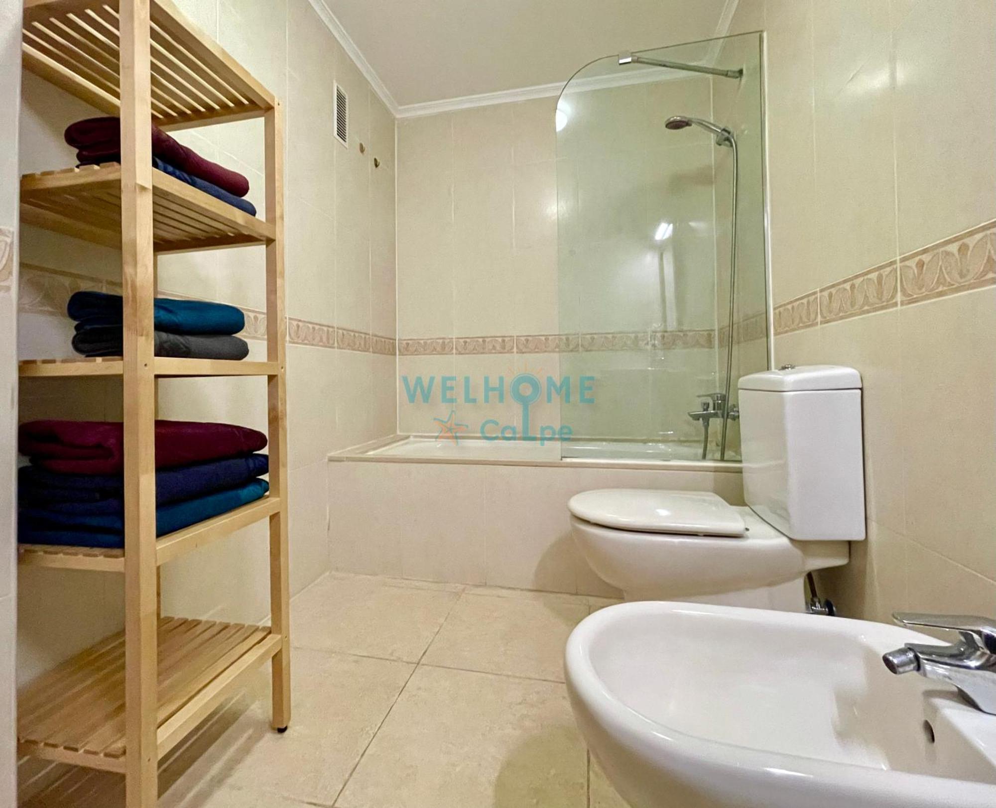 Manzana Bonito Y Comodo Apartamento Con Piscina Calpe Bagian luar foto