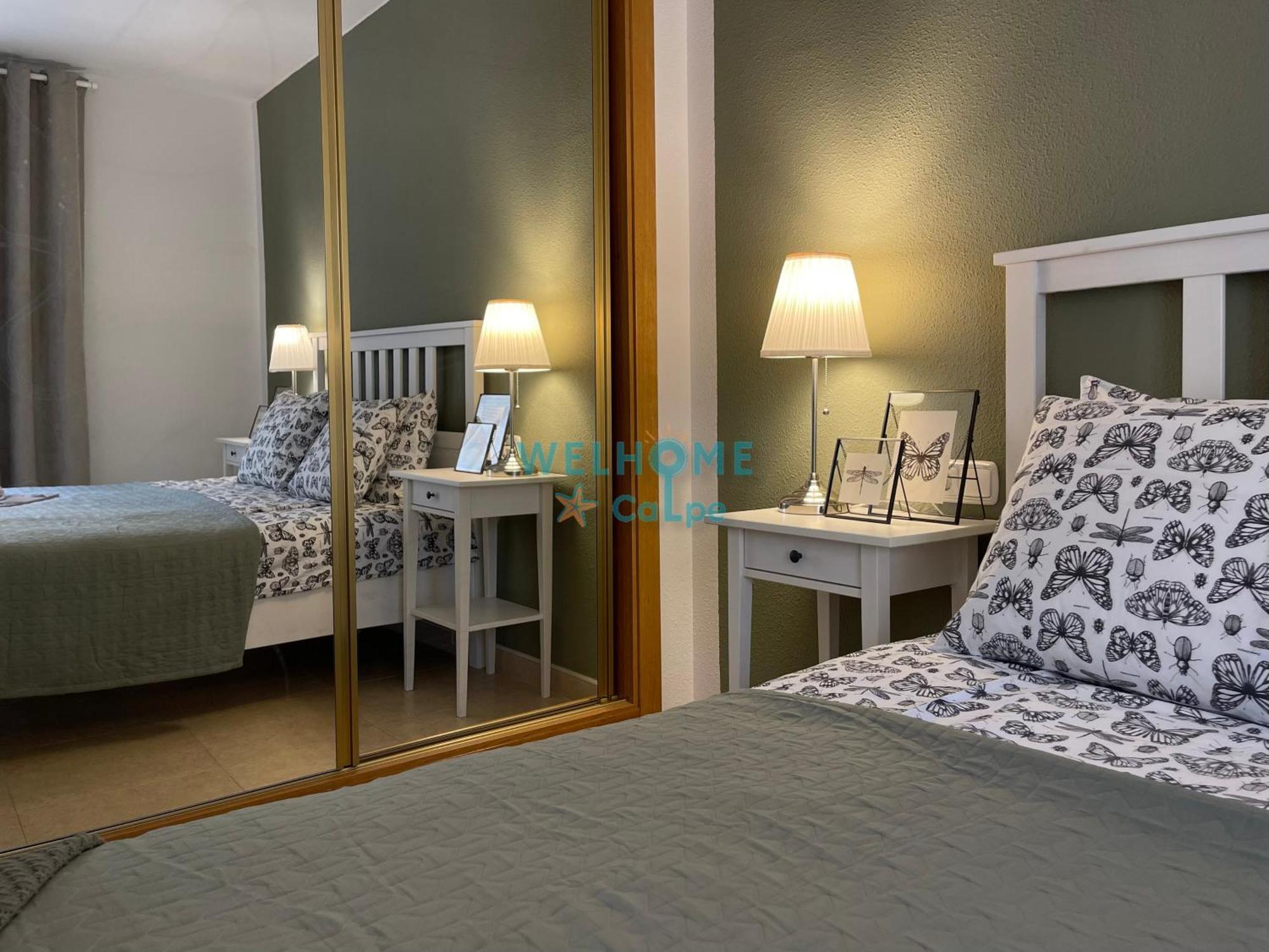 Manzana Bonito Y Comodo Apartamento Con Piscina Calpe Bagian luar foto