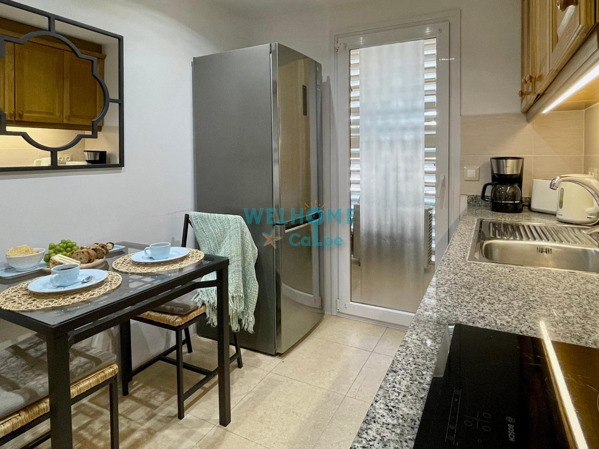 Manzana Bonito Y Comodo Apartamento Con Piscina Calpe Bagian luar foto