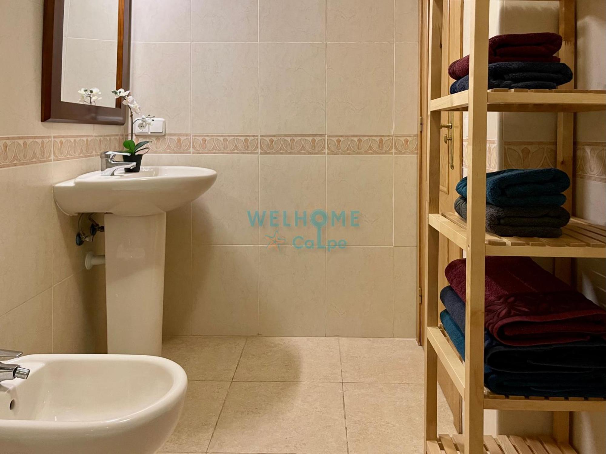 Manzana Bonito Y Comodo Apartamento Con Piscina Calpe Bagian luar foto