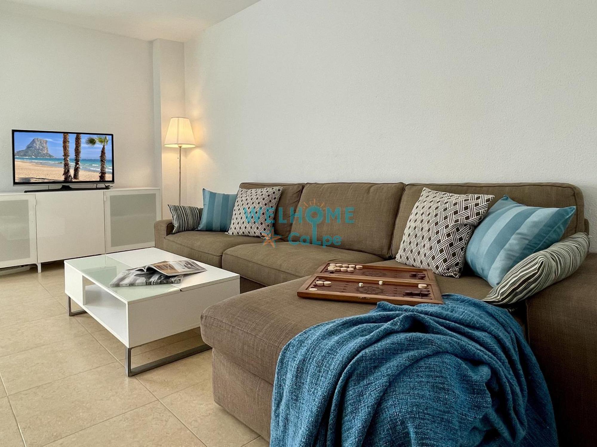 Manzana Bonito Y Comodo Apartamento Con Piscina Calpe Bagian luar foto