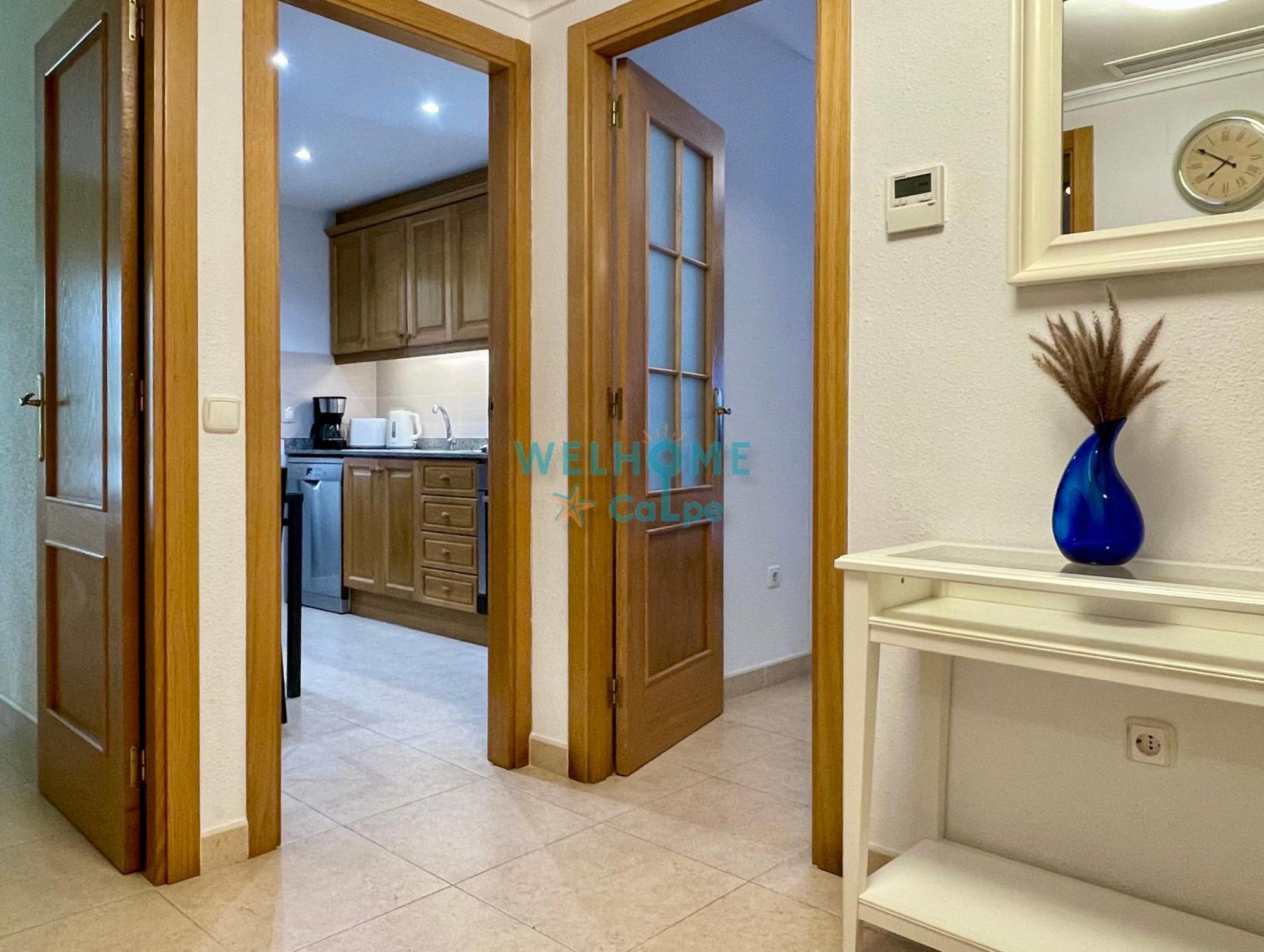 Manzana Bonito Y Comodo Apartamento Con Piscina Calpe Bagian luar foto