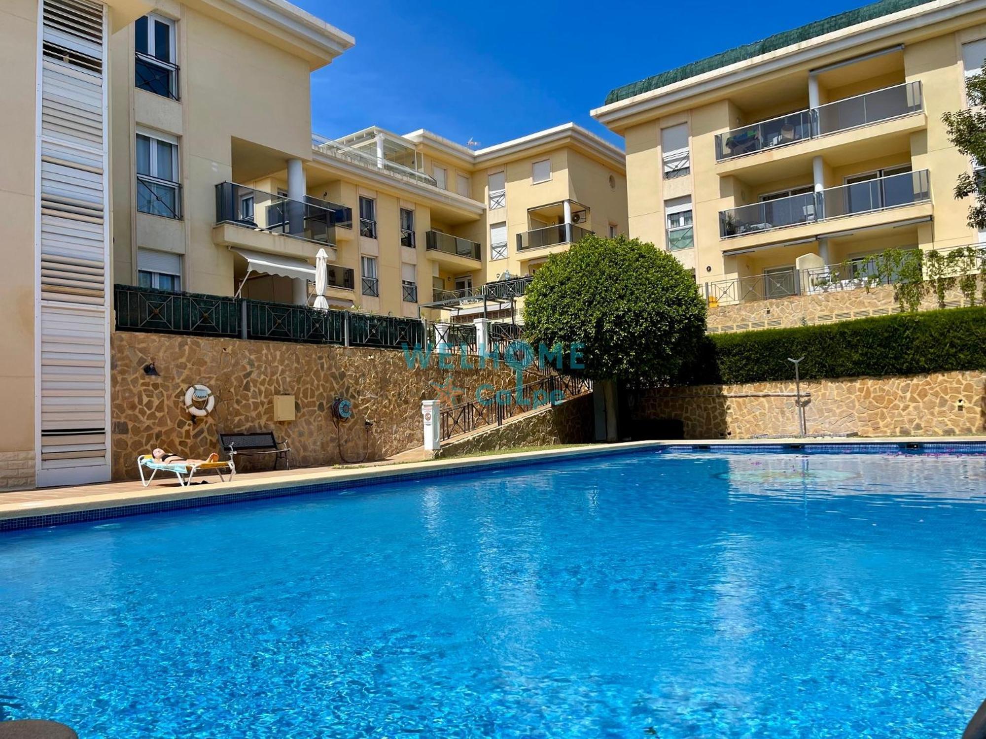 Manzana Bonito Y Comodo Apartamento Con Piscina Calpe Bagian luar foto